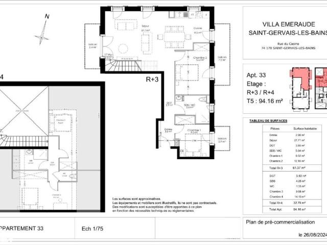 Appartement vente à Bonneville, Saint-gervais-les-bains
