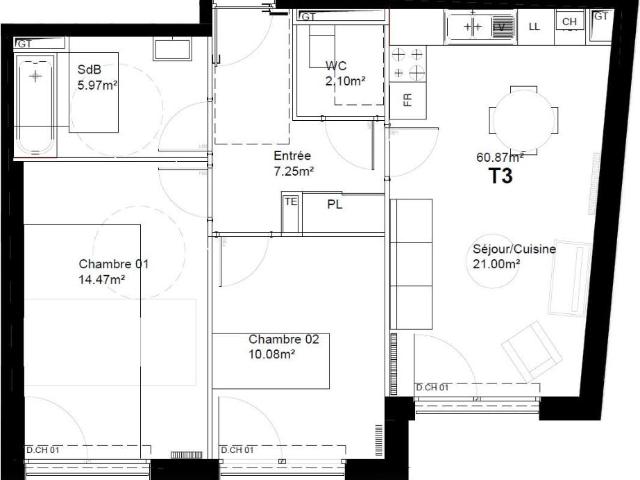 Appartement vente à Valenciennes