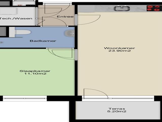 Appartement te huur in Stratum, Noord Brabant