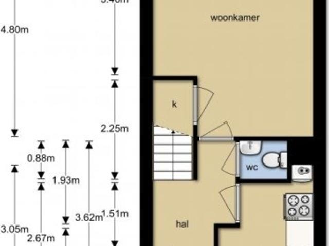 Appartement te huur in De Mare, Alkmaar