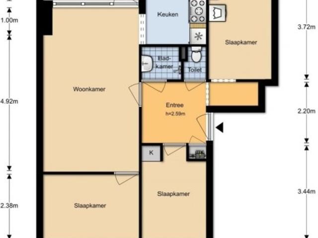 Appartement te huur in Alphen Aan Den Rijn, Zuid Holland