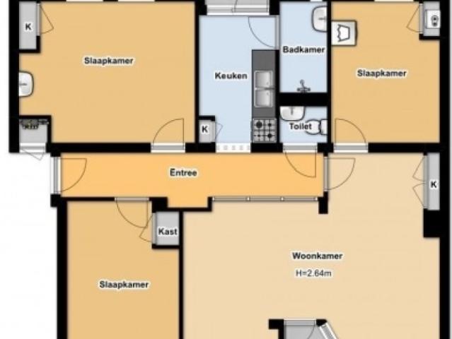 Appartement te huur in Zuiderheide, Noord Holland