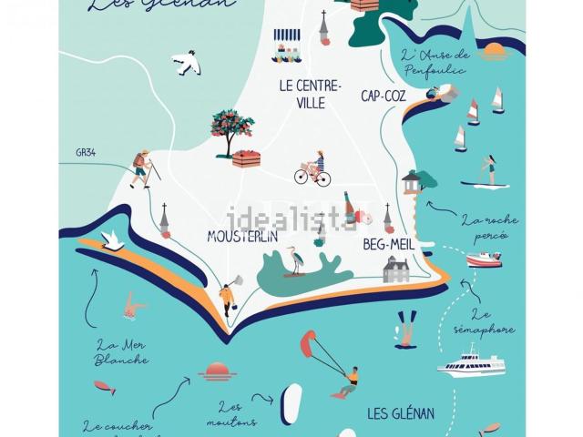 Appartement vente à Kerourgué, Fouesnant