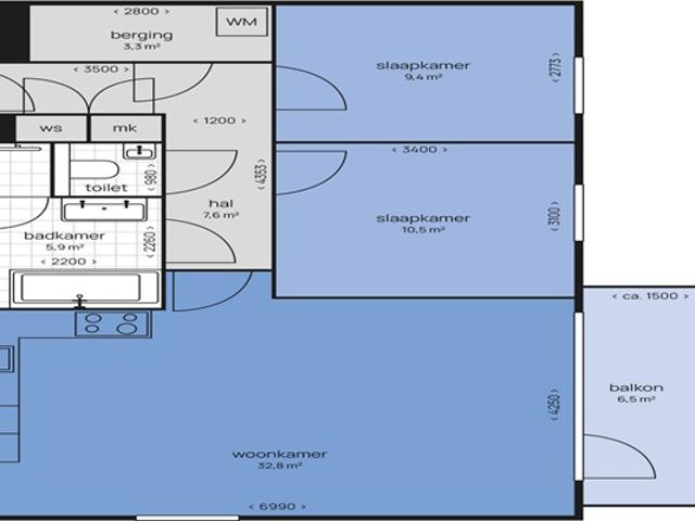 Appartement te huur in Groningen