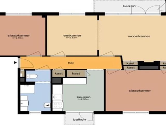 Appartement te huur in Burgemeesterswijk/Hoogkamp, Arnhem