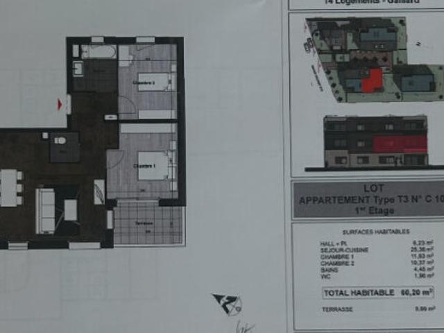 Appartement location à Saint-Julien-en-Genevois, Gaillard