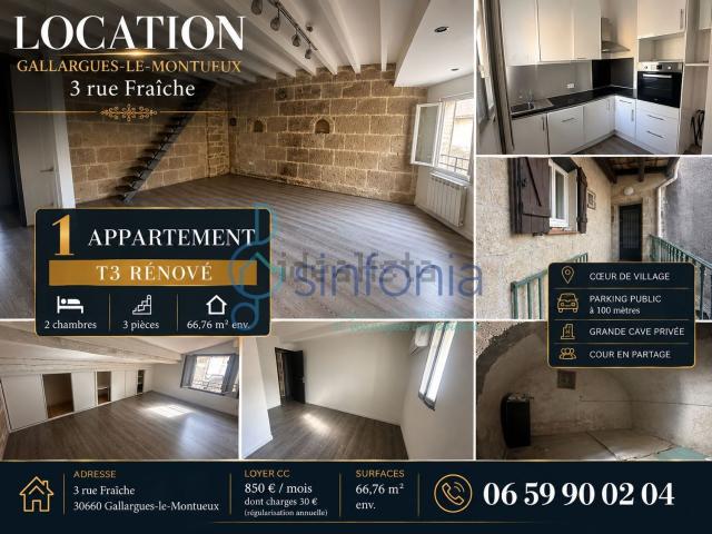 Appartement location à Gallargues-le-Montueux, Gard