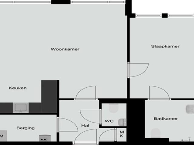 Appartement te huur in Centrum, Roermond