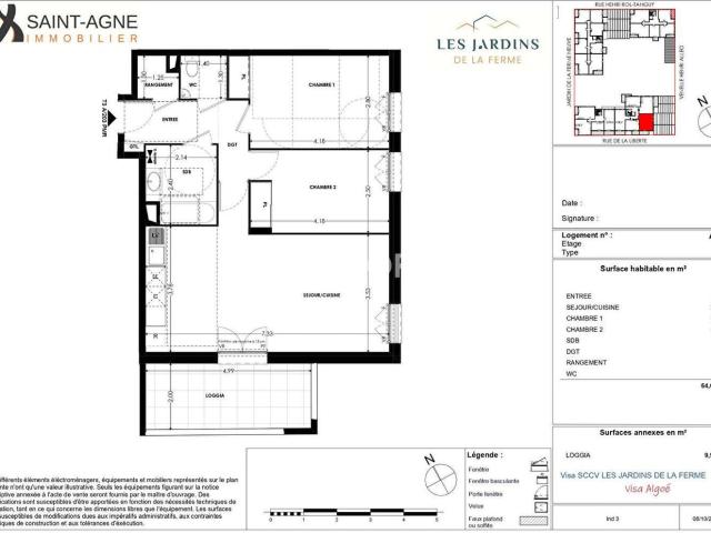 Appartement location à Quartier des Solstices, Grigny