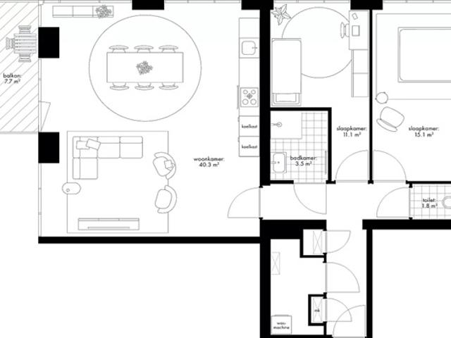 Appartement te huur in Zuidoost, Amsterdam