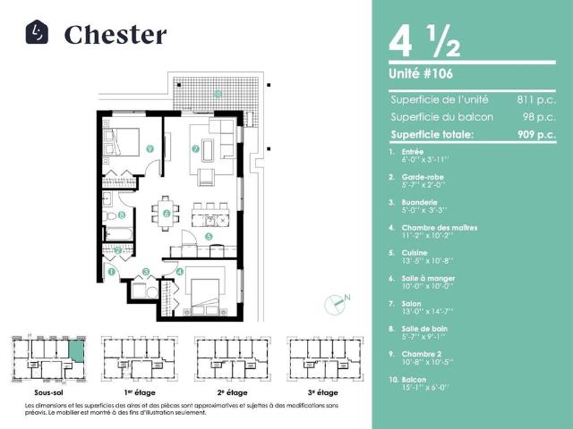 Apartment for rent in Huntingdon, Montérégie