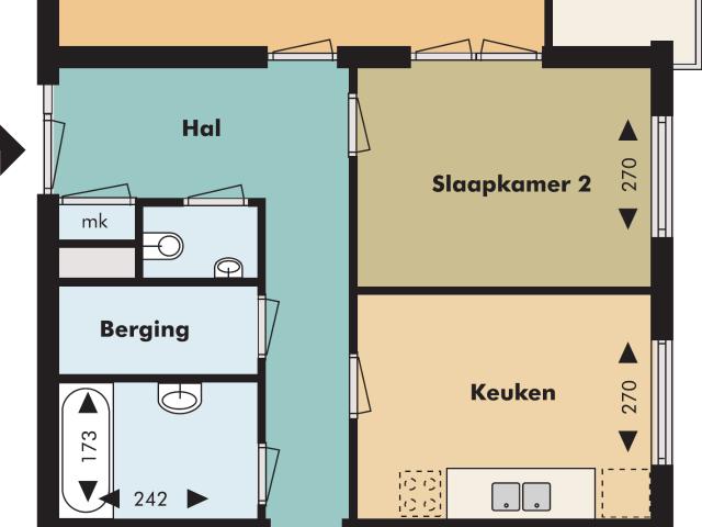 Appartement te huur in Centrum, Almere-haven