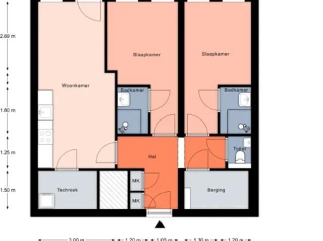 Appartement te huur in Centrum, Almere-haven