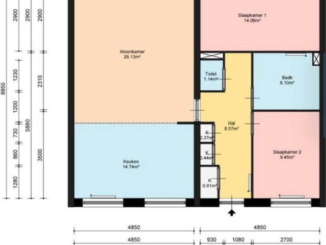 Appartement te huur in Olland, Flevoland