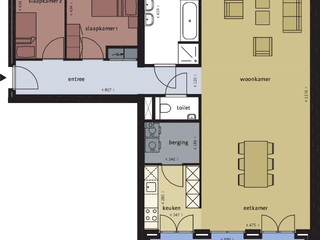 Appartement te huur in Oost, Amsterdam