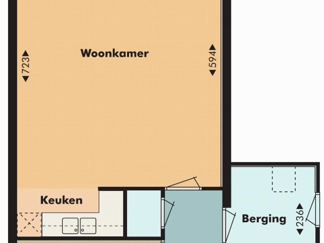 Appartement te huur in Oost, Amsterdam