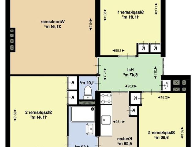 Appartement te huur in Nieuw-West, Amsterdam