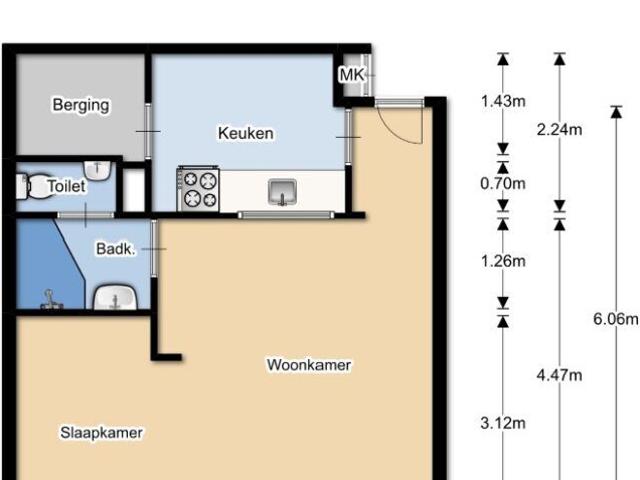 Appartement te huur in West, Apeldoorn