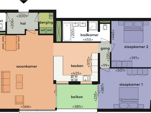Appartement te huur in Bergen op Zoom, Bergen Op Zoom