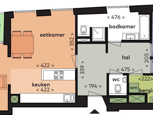 Appartement te huur in Bergen op Zoom, Bergen Op Zoom