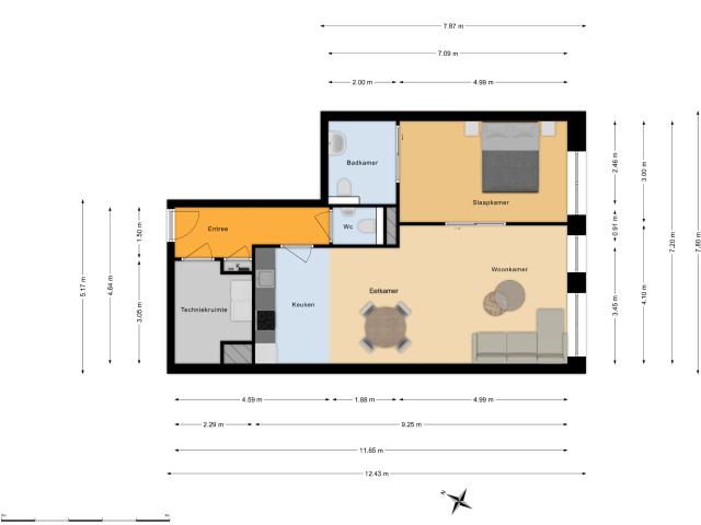 Appartement te huur in Blaricum, Noord Holland