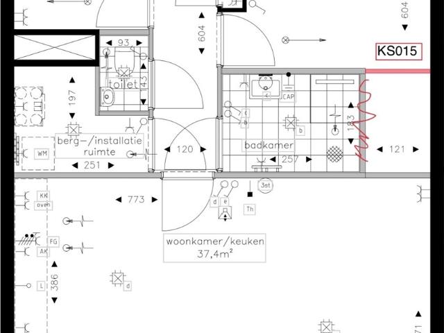 Appartement te huur in Centrum, Breda