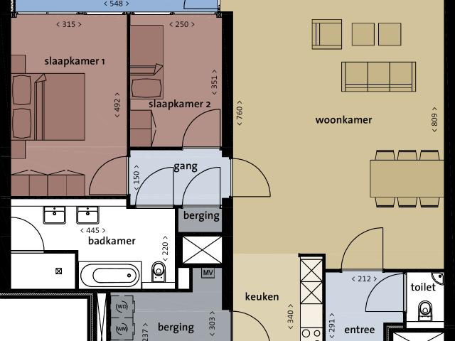 Appartement te huur in Breda, Noord Brabant