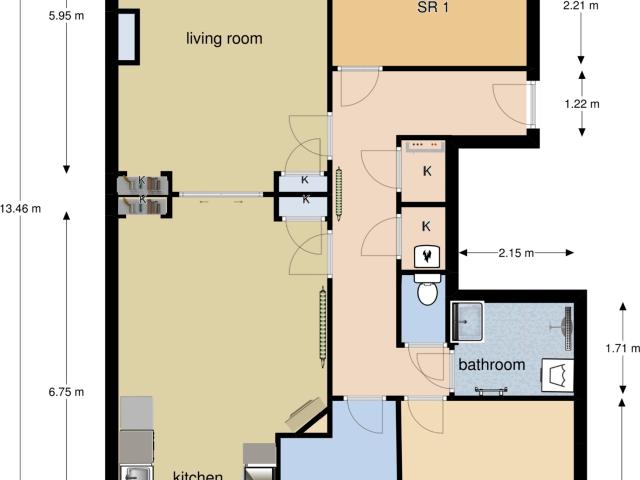Appartement te huur in Bloemenbuurt, Zuid Holland