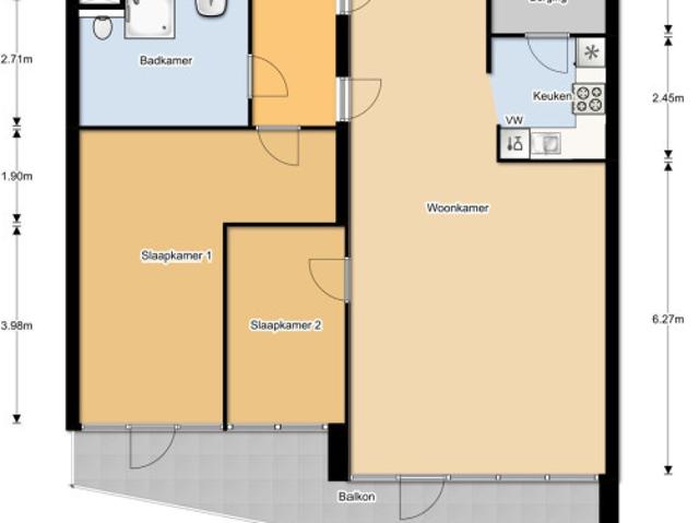 Appartement te huur in Heerhugowaard, Noord Holland