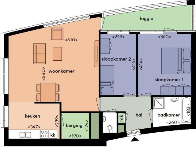 Appartement te huur in Dordrecht, Zuid Holland
