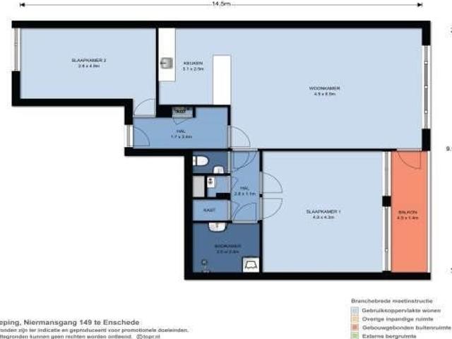 Appartement te huur in Olland, Overijssel