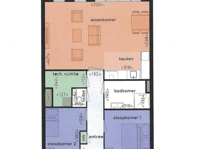 Appartement te huur in Gouda, Zuid Holland