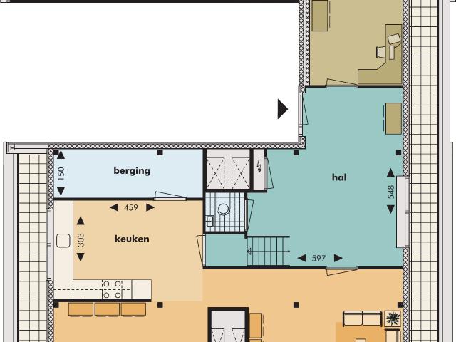 Appartement te huur in Getsewoud, Nieuw-vennep