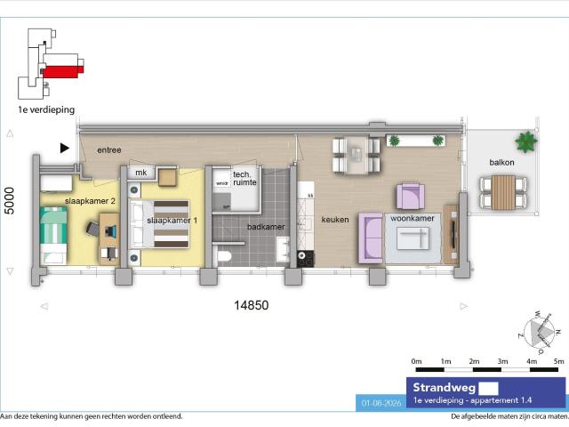 Appartement te huur in Zuid Holland
