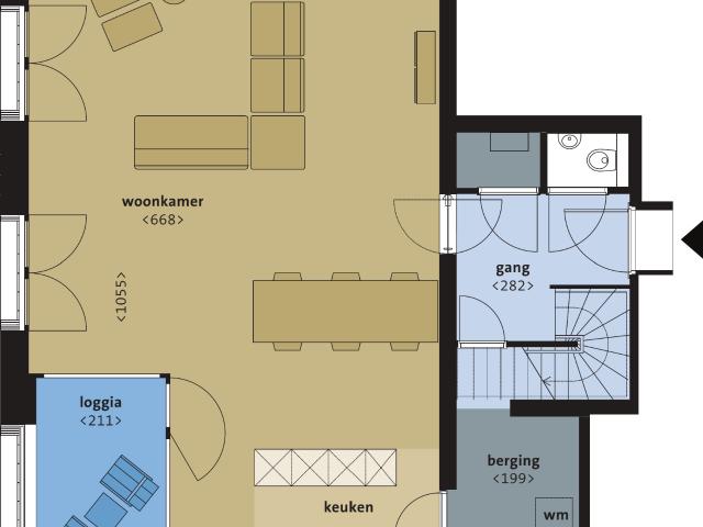 Appartement te huur in Olland, Limburg