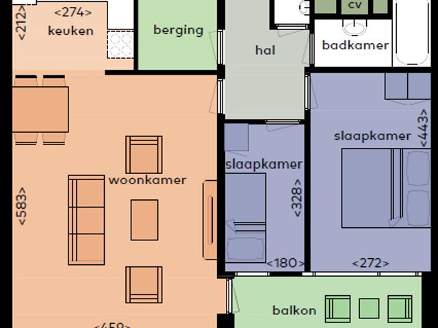 Appartement te huur in Olland, Limburg