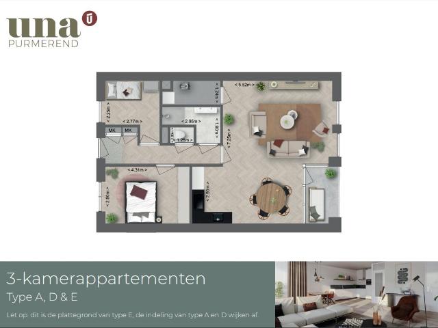 Appartement te huur in Purmerend, Noord Holland