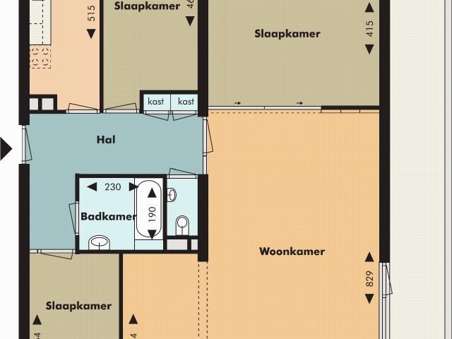 Appartement te huur in Muziekbuurt, Rijswijk