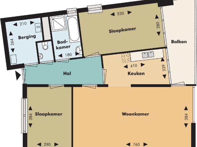 Appartement te huur in Het Lage Land, Rotterdam