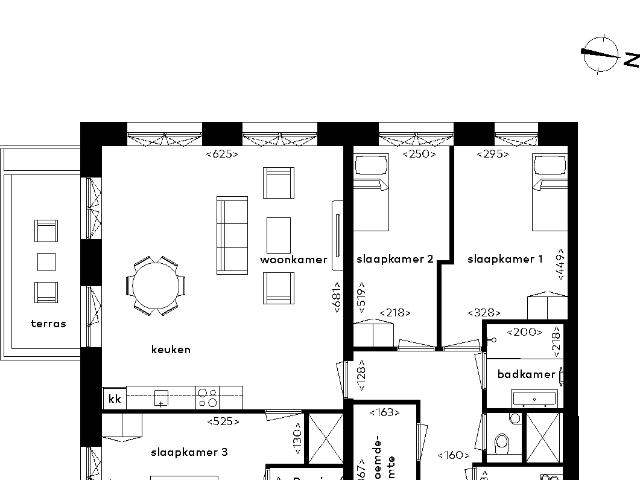 Appartement te huur in Het Lage Land, Rotterdam