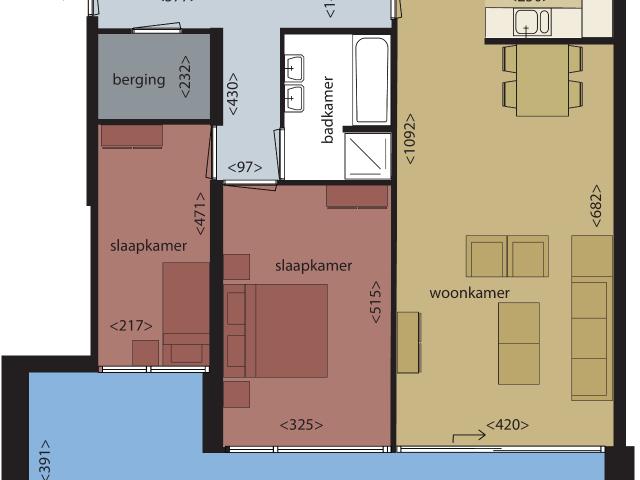 Appartement te huur in Centrum, Rotterdam