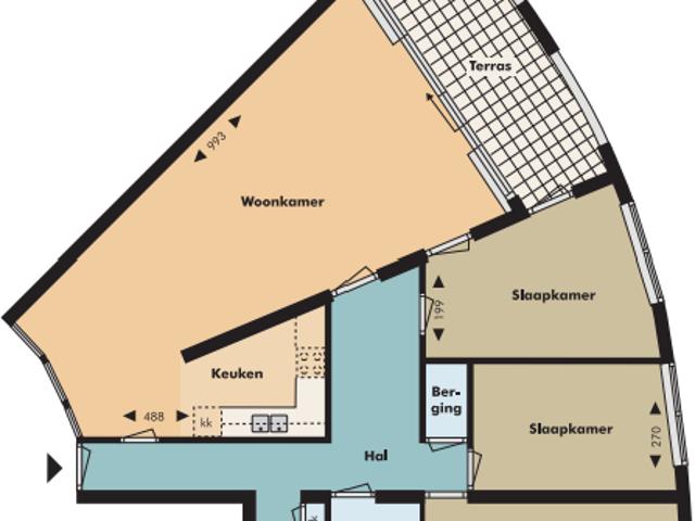 Appartement te huur in Centrum, Rotterdam