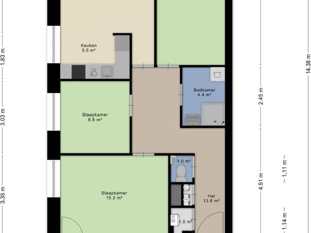 Appartement te huur in Zuid Holland
