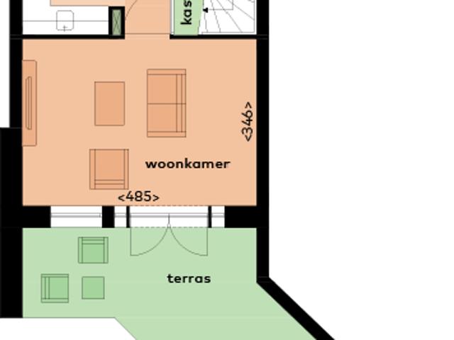 Appartement te huur in De Muntel, Bosch