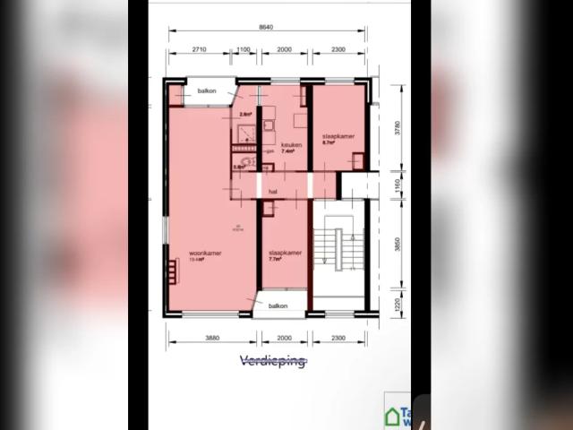 Appartement te huur in Sliedrecht