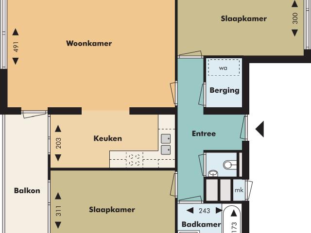 Appartement te huur in Oud-Zuid, Tilburg