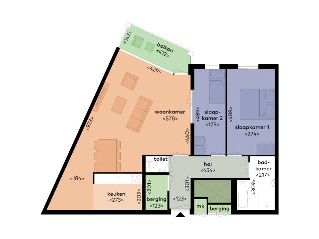 Appartement te huur in Oud-Zuid, Tilburg