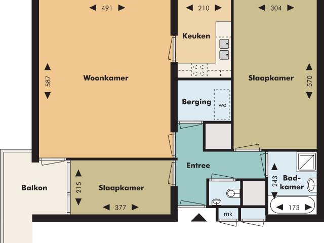 Appartement te huur in Oud-Zuid, Tilburg