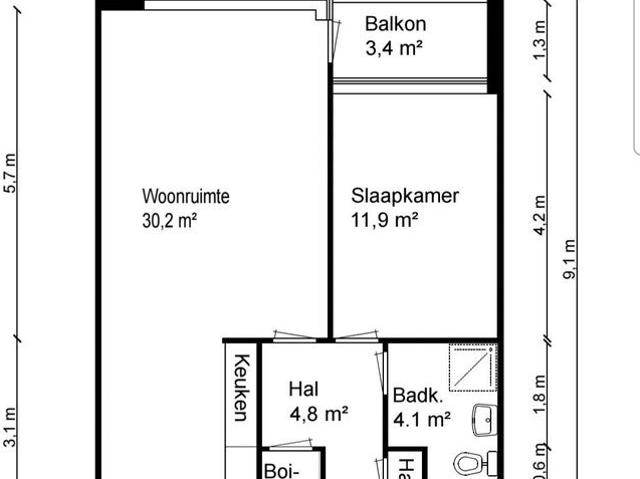 Appartement te huur in Noord, Tilburg