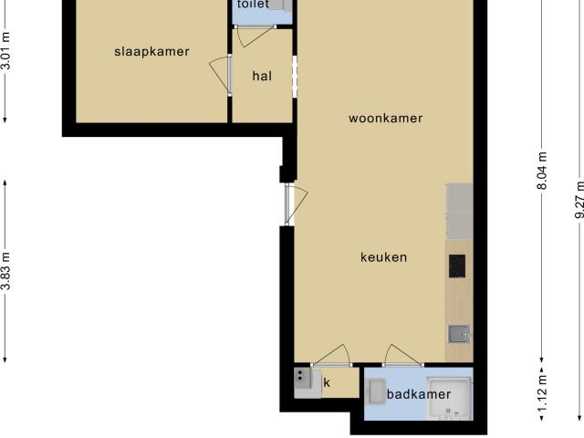 Appartement te huur in Oud-Noord, Tilburg